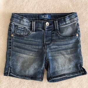 SQZ Girl Blue Jean Shorts. Toddler Size 4.